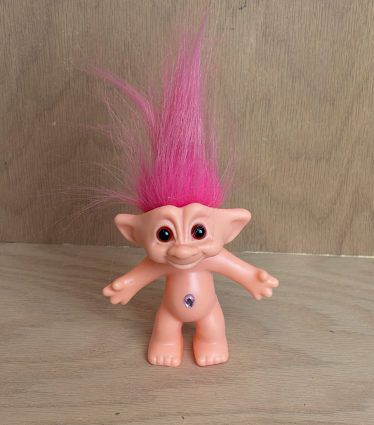 Troll Doll - 8” Tall Multi Colored 1980s Novelty POP Toy