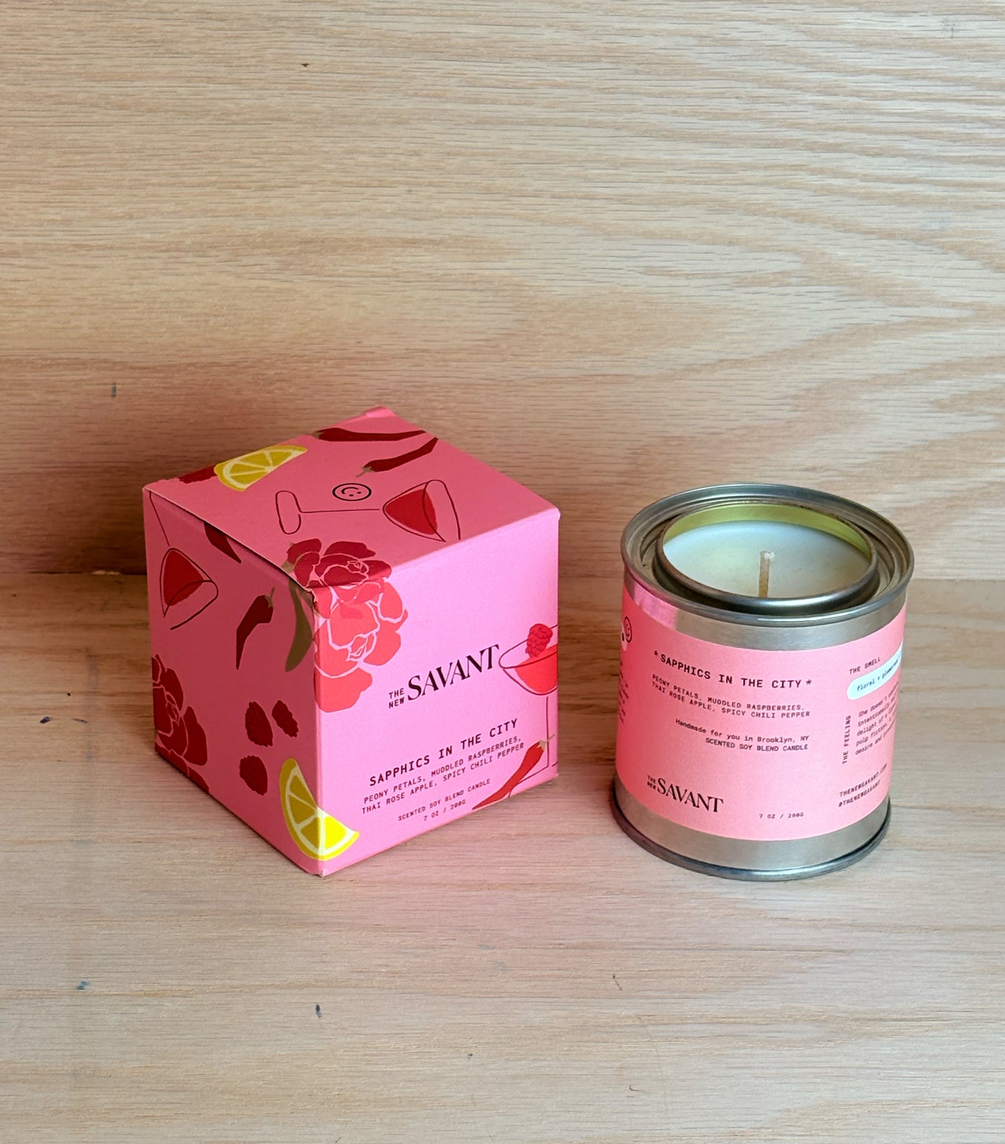 Sapphics in the City Candle