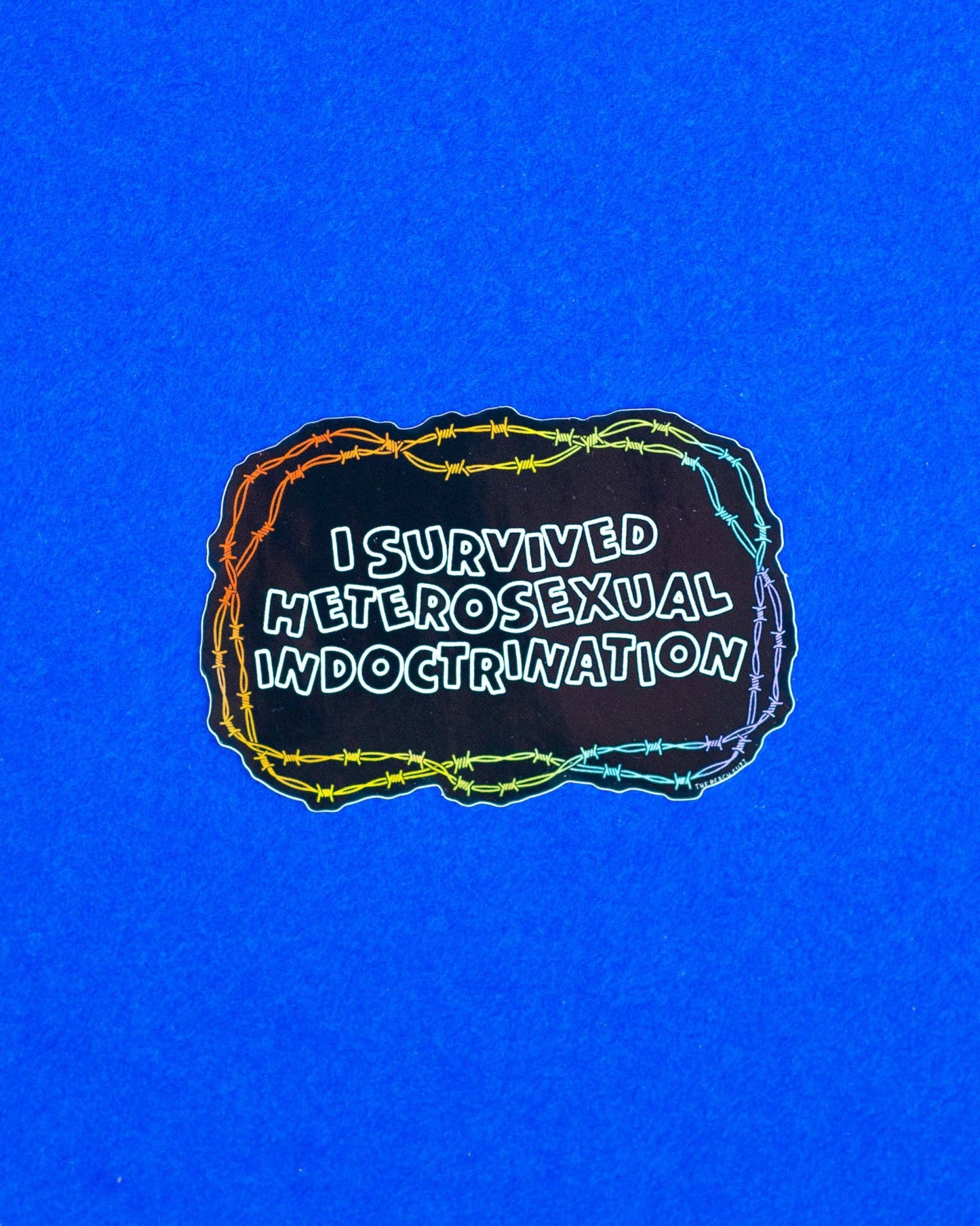 I Survived Heterosexual Indoctrination Sticker